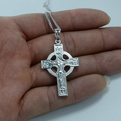N/D Icxc Iglesia Ortodoxa Rusa Colgate Collar Cruzado Mujeres Hombres Mujeres Regalo Cruz Cruz Accesorios Cristianos