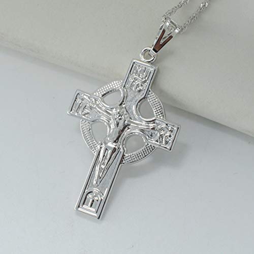 N/D Icxc Iglesia Ortodoxa Rusa Colgate Collar Cruzado Mujeres Hombres Mujeres Regalo Cruz Cruz Accesorios Cristianos