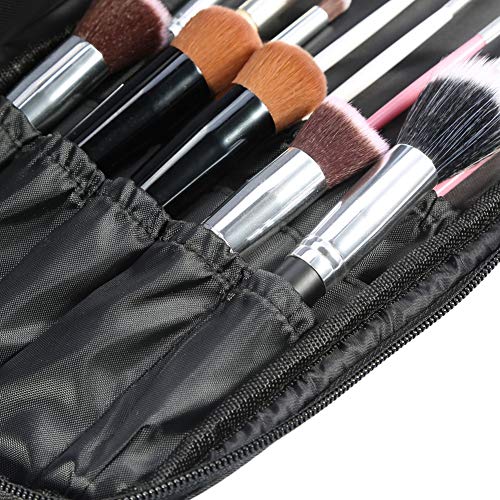Neceser profesional para brochas de maquillaje, organizador de cosméticos, bolsa de mano con cierre