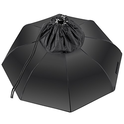 Neewer 70 centímetros Plato de Belleza Plegable Octogonal con Disco Deflector Central, Difusor Delantero Extraíble y Anillo de Velocidad Bowens para Monolight Flash de Estudio fotografía y Retratos