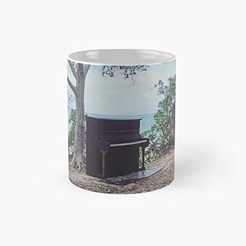 Nelly Bay Piano Classic Mug Birth-day Holi-day Gift Drink Home Kitchen