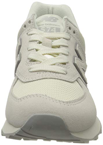 New Balance 574 Sateen Tab, Zapatillas para Mujer, Blanco (White SS), 37.5 EU