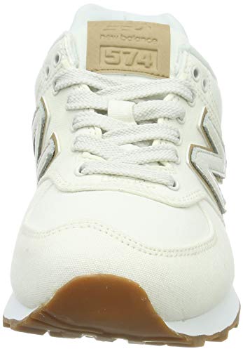 New Balance 574v2, Entrenadores para Mujer, Blanco (Sea Salt Sea Salt), 43 EU