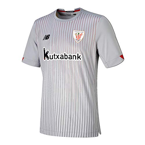New Balance Athletic Club Camiseta Replica MC 2º Camiseta Réplica Away ACB para Hombre, Hombre, Gris, S