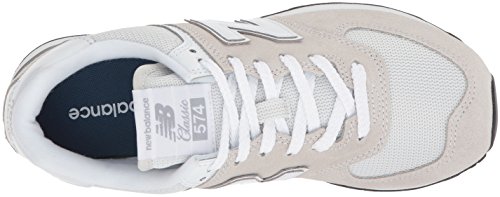 New Balance Mujer 574v2 Core, Zapatillas Blanco (White), 39 EU