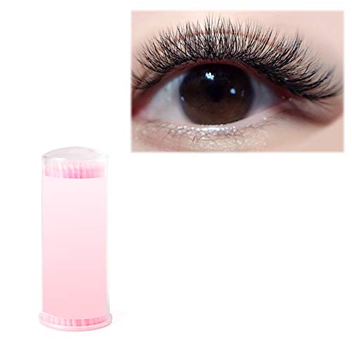 NiceButy - Microaplicadores desechables para extensiones de pestañas, paquete de 100 unidades