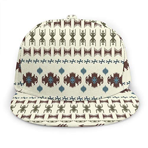 Nicokee Gorra de béisbol Native American Tribal Azteca Inca Culture, Gorra de béisbol Ajustable, Gorra de béisbol para Hombres y Mujeres