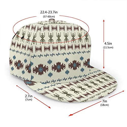 Nicokee Gorra de béisbol Native American Tribal Azteca Inca Culture, Gorra de béisbol Ajustable, Gorra de béisbol para Hombres y Mujeres