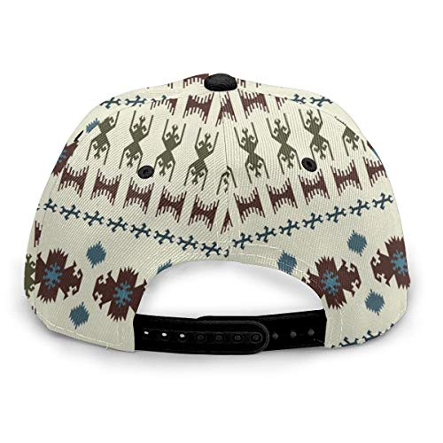 Nicokee Gorra de béisbol Native American Tribal Azteca Inca Culture, Gorra de béisbol Ajustable, Gorra de béisbol para Hombres y Mujeres