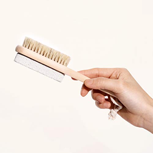 Nicute Natural Lava Pómez Piedra Doble Lado Piedra Pómez Piedra Dura Piel Callo Removedor Lima de Pie Exfoliación Premium Exfoliador para Cuidado de Pies
