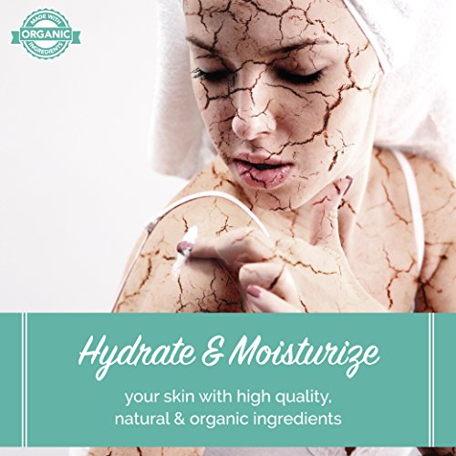 Night Cream with Manuka Honey, Aloe Vera and Cocoa Butter - Anti Aging and Skin Lightening Cream - Organic and Natural Anti Wrinkle, Deeply Hydrating, Pore Minimizer, Moisturizer for Face (2oz/57g)