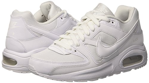 Nike Air Max Command Flex, Zapatillas para Niños, Blanco (White / White / White), 37.5 EU