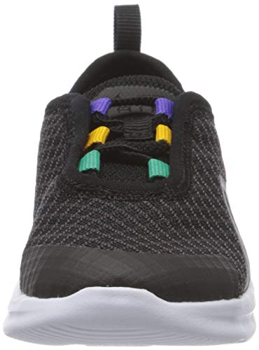 Nike Air MAX Motion 2 (TDE), Zapatillas Unisex Niños, Negro/Flash Crimson/University, 22 EU