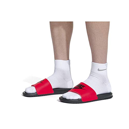 NIKE Benassi JDI, Chanclas Mens, Blanco (White/Black Black), 38.5 EU