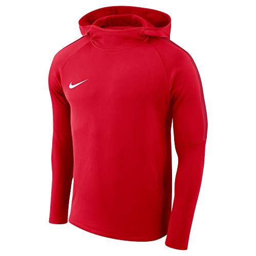 Nike Dry Academy 18 Football H Sudadera, Ni?os, Rojo(university red/gym red/gym red/(white), S