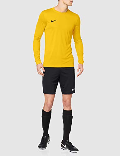 Nike LS Park Vi JSY Camiseta de Manga Larga, Hombre, Dorado (University Gold/Black), S