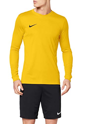 Nike LS Park Vi JSY Camiseta de Manga Larga, Hombre, Dorado (University Gold/Black), S