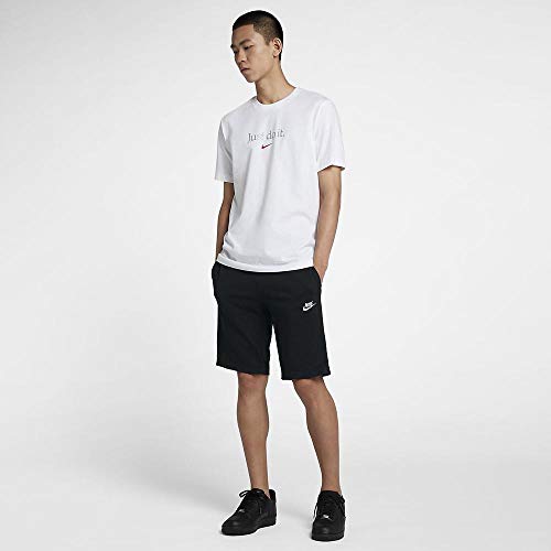 NIKE M NSW Short JSY Club Pantalón Corto, Sin género, Negro/Blanco, S