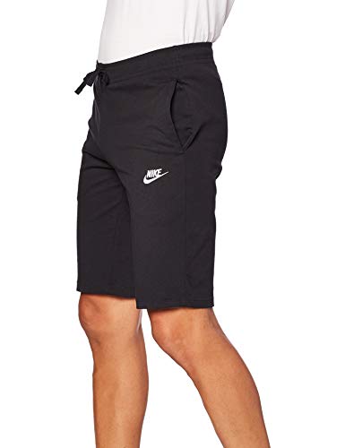 NIKE M NSW Short JSY Club Pantalón Corto, Sin género, Negro/Blanco, S