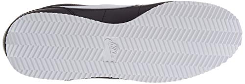 NIKE Men's Cortez Basic Leather Shoe, Zapatillas para Hombre, Multicolor (Black/White/Metallic Silver 12), 42.5 EU