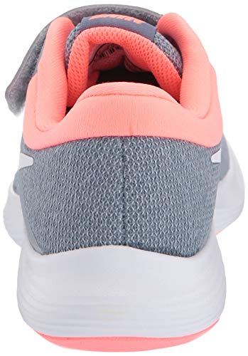 Nike Revolution 4 (PSV) - Zapatillas de Running para Niñas, Multicolor (Obsidian Mist/White/Lava Glow) 27.5 EU