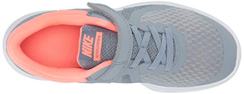 Nike Revolution 4 (PSV) - Zapatillas de Running para Niñas, Multicolor (Obsidian Mist/White/Lava Glow) 27.5 EU