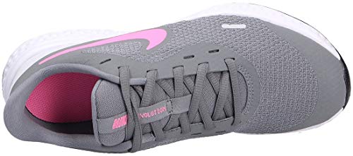 Nike Revolution 5 Big Kids - Zapatillas de running para niño, color Gris, talla 36 EU