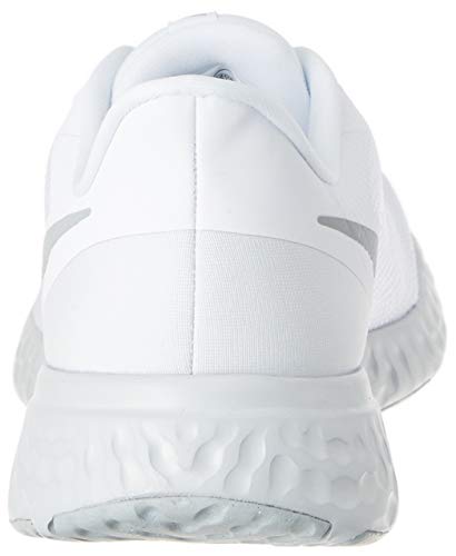 Nike Revolution 5, Zapatilla de Correr para Hombre, Platino Blanco/Lobo Gris Pursho, 45 EU