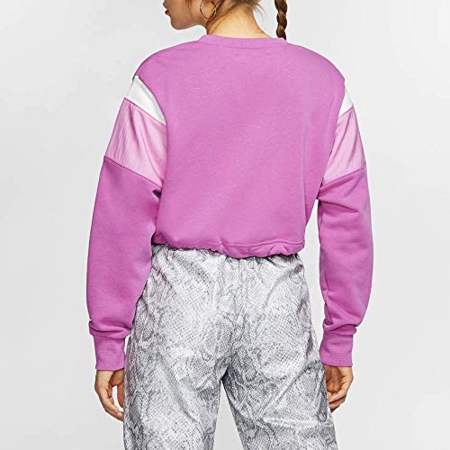 NIKE SP2020 Sweatshirt, Cosmic Fuchsia/Magic Flamingo/White, L Womens