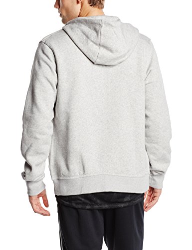 Nike Team Club Fz Hoody - Sudadera con capucha para hombre, color Gris (Grey Heather/Football White), talla S