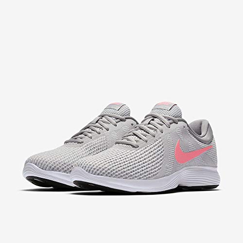 Nike Wmns Revolution 4, Zapatillas de Running para Mujer, Gris (Pure Platinum/Sunset Pulse-Wolf Grey 016), 36 EU