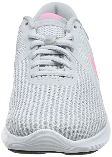Nike Wmns Revolution 4, Zapatillas de Running para Mujer, Gris (Pure Platinum/Sunset Pulse-Wolf Grey 016), 36 EU