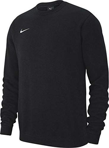 NIKE Y CRW FLC TM Club19 Sudadera, Niños, Black/White, XS