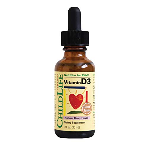 Niño vida Essentials - sabor de bayas mixtas de gotas de líquido de vitamina D3 500 IU - 1 oz