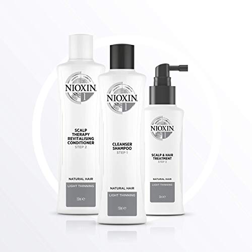 NIOXIN Sistema 1 para cabello natural con adelgazamiento ligero