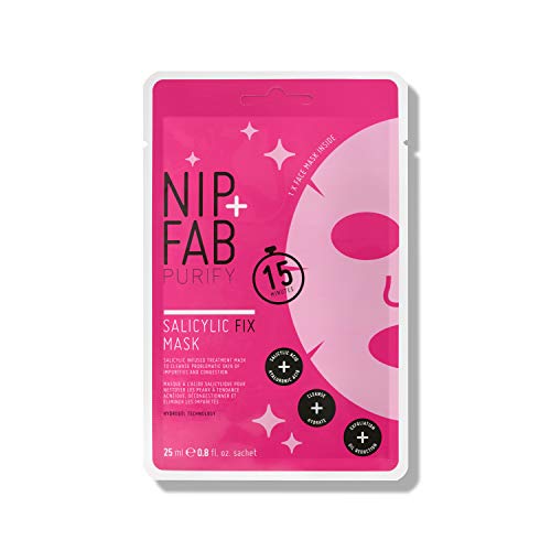 Nip+Fab Teen Skin Fix - Máscara de ácido salicílico, 25 ml
