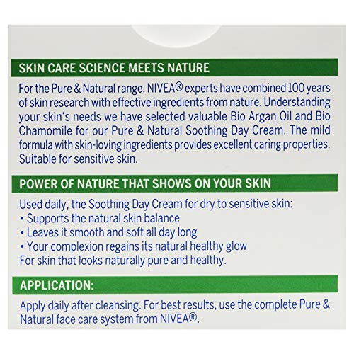 Nivea Crema Pura y Día Calmante natural 50 ml