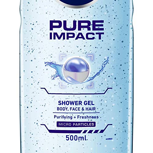 Nivea Men Pure Impact Shower Gel Żel pod prysznic dla mężczyzn 500ml