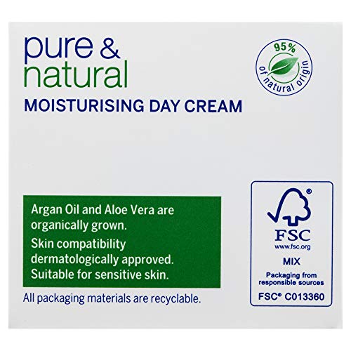 Nivea pura y natural Hidratante Crema de día 50 ml