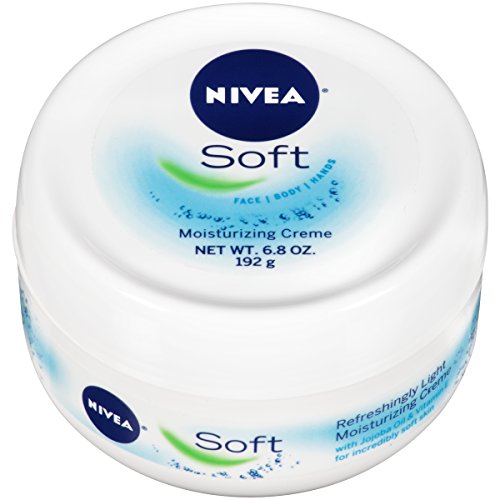 Nivea Soft Refreshingly Soft Moisturizing Creme with Jojoba Oil and Vitamin E, 6.8-Ounce Tubs by Nivea