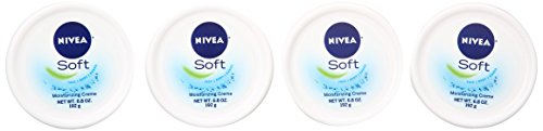 Nivea Soft Refreshingly Soft Moisturizing Creme with Jojoba Oil and Vitamin E, 6.8-Ounce Tubs by Nivea