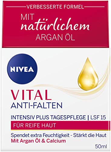 NIVEA Vital Anti arrugas cuidado de día extra Rich, 1er Pack (1 x 50 ml)