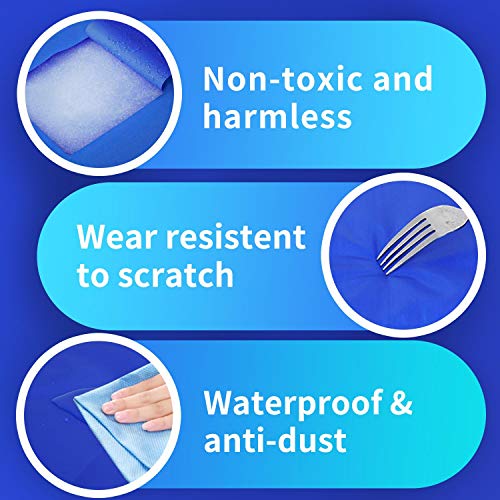 Nobleza – Alfombrilla refrescante para Mascotas Grandes. Auto refrigerante No tóxico. Ideal para para Perros, Gatos en Verano. 65 * 50 cm, Color Azul, M