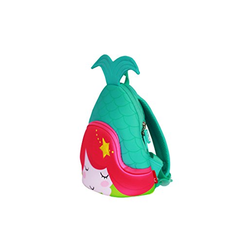 Nohoo 3D Sirena Mermaid Mochila Infantil (Blue)