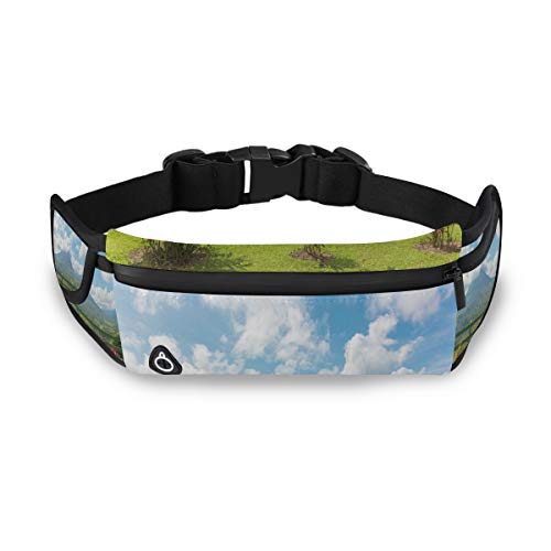 NOLYXICI Vista del Volcán Arenal desde el punto de observación de Costa Rica Scenic,Riñonera viajes correr ciclismo camping senderismo al aire libre senderismo hombres y mujeres