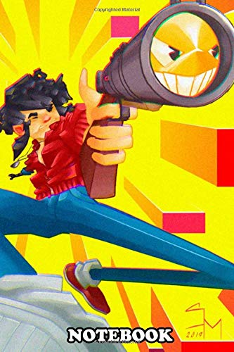 Notebook: Illustration Inspired By Characters And Music Of 90s An , Journal for Writing, College Ruled Size 6" x 9", 110 Pages