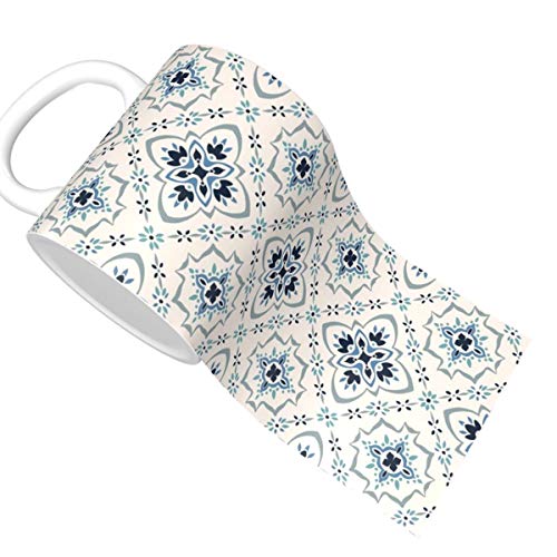 Novelty Coffee Mugs Talavera Pattern. Azulejos Portugal. Turkish Ornament. Moroccan Tile Mosaic 11 oz Ceramic Coffee Tea Cug Mug