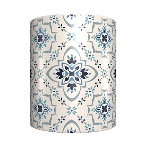 Novelty Coffee Mugs Talavera Pattern. Azulejos Portugal. Turkish Ornament. Moroccan Tile Mosaic 11 oz Ceramic Coffee Tea Cug Mug