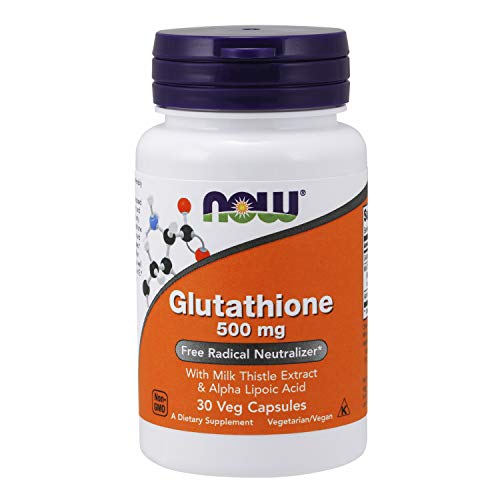 Now Foods Glutatión con extracto de cardo de leche y ácido alfa lipoico, 500 mg 30 Unidades 50 g