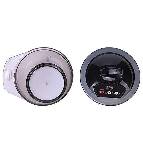 Nrpfell Eléctrico Tinte De Pelo Cuenco Diy Agitador De Cera Para Te？ir El Cabello Mezclador Automático De Plástico Para Pelos Mezcla De Colores Profesional Barro Peluquería 320Ml#Caliente